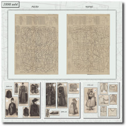 1890 N°44 Sewing patterns...