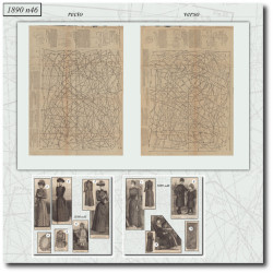 1890 N°46 Sewing patterns...