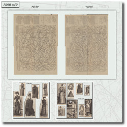 1890 N°49 Sewing patterns...