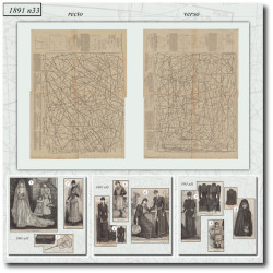 1891 N°33 Sewing patterns...