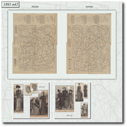 1891 N°42 Sewing patterns...