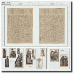 1891 N°46 Sewing patterns...