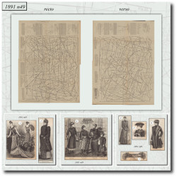 1891 N°49 Sewing patterns...