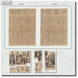 1892 N°29 Sewing patterns...