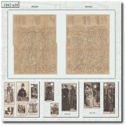 1892 N°38 Sewing patterns...