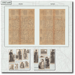 1892 N°40 Sewing patterns...