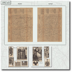 1892 N°51 Sewing patterns...