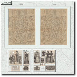 1893 N°36 Sewing patterns...
