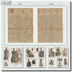 1893 N°40 Sewing patterns...
