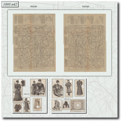 1893 N°42 Sewing patterns...