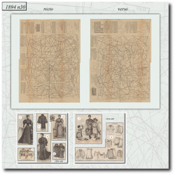 1894 N°30 Sewing patterns...