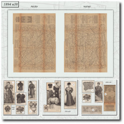 1894 N°38 Sewing patterns...