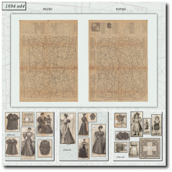1894 N°44 Sewing patterns...