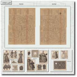 1894 N°49 Sewing patterns...