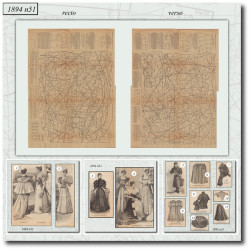 1894 N°51 Sewing patterns...