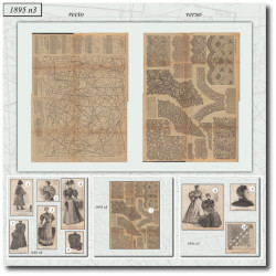 1895 N°3 Patrons A3 La mode...