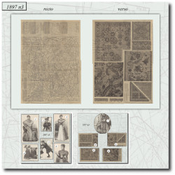 1897 N°3 Patrons A3 La mode...