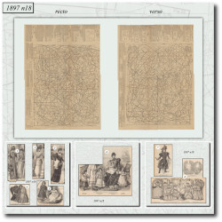 1897 N°18 Sewing patterns...