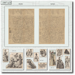 1897 N°23 Sewing patterns...