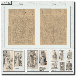 1897 N°29 Sewing patterns...