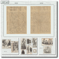 1897 N°31 Sewing patterns...