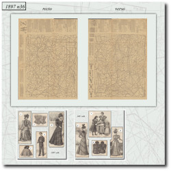 1897 N°36 Sewing patterns...