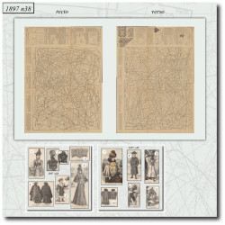 1897 N°38 Sewing patterns...