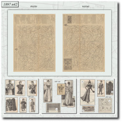 1897 N°42 Sewing patterns...