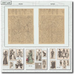 1897 N°46 Sewing patterns...