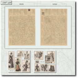 1897 N°49 Sewing patterns...