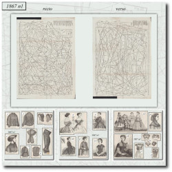 Patrons de couture de 1867 1