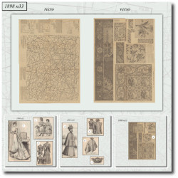 1898 N°33 Sewing patterns...