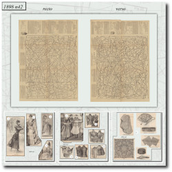 1898 N°42 Sewing patterns...