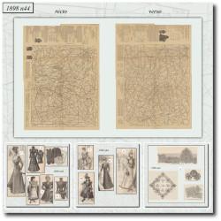 1898 N°44 Sewing patterns...