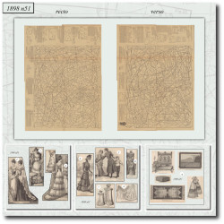 1898 N°51 Sewing patterns...