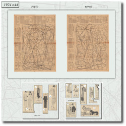 1924 N°44 Sewing patterns...