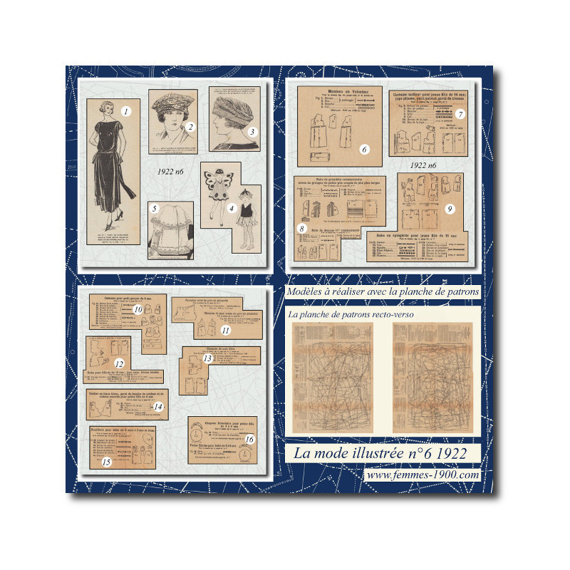 Robe en épinglette 1922