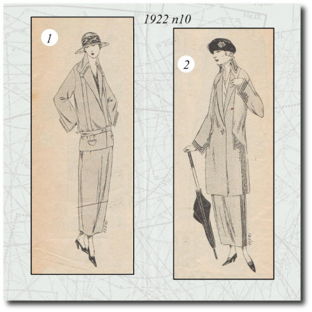 Costume tailleur en drapène 1922