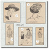 Chapeau de jeune fille en taffetas plissé 1922