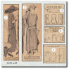 Corset en coutil satiné 1922