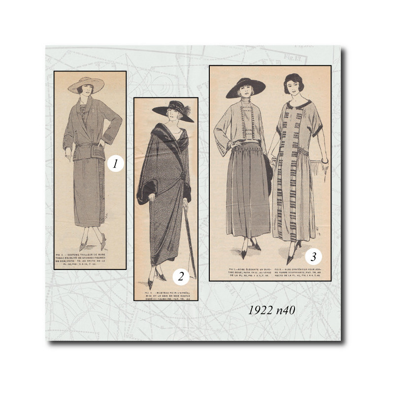 Costume tailleur de bure 1922