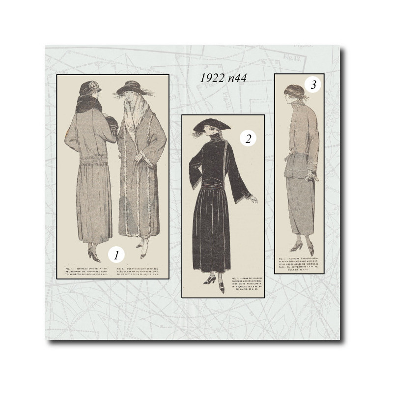 costume tailleur 1922
