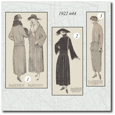 costume tailleur 1922