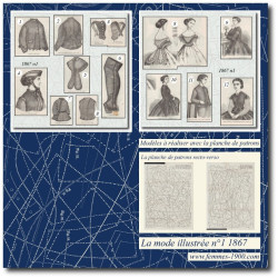 1867 N°1 Patrons A4 La mode...