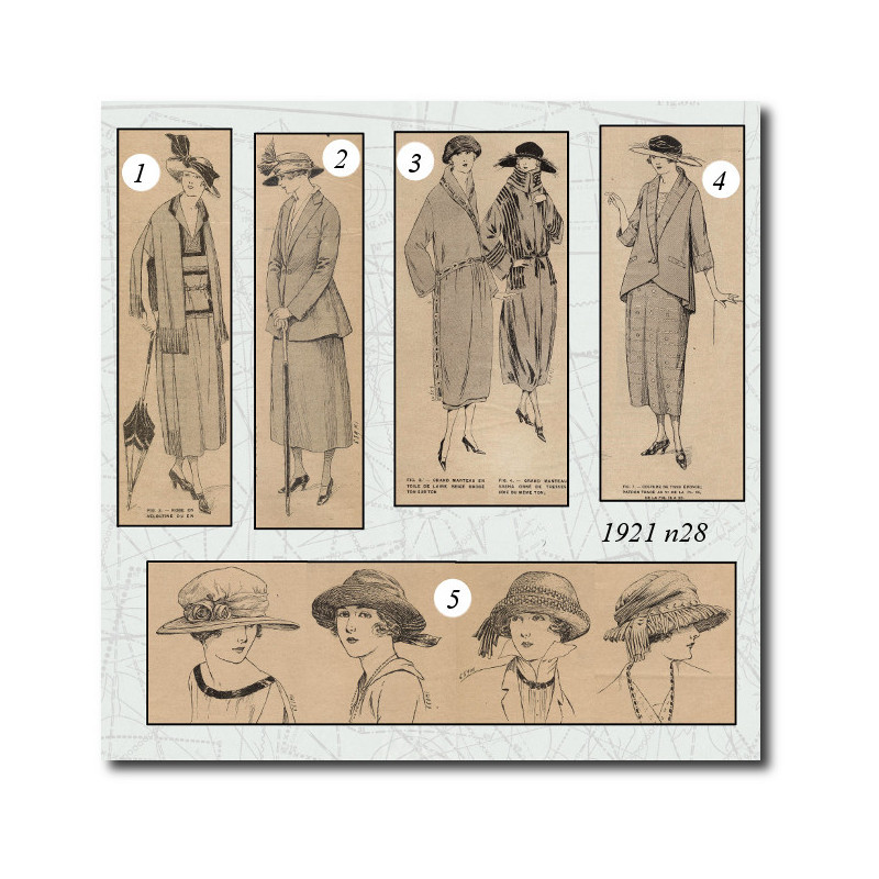 Costume de tissu éponge 1921