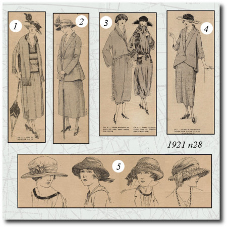 Costume de tissu éponge 1921