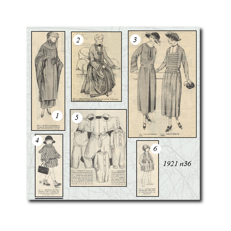 Robe d’intérieur élégante 1921