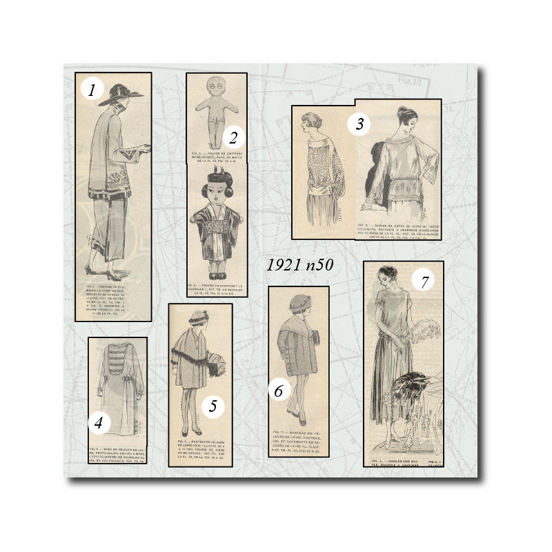 Costume en chamoiselles 1921