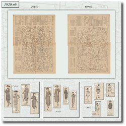 1920 N°6 Sewing patterns A3...
