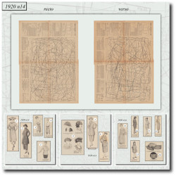 1920 N°14 Sewing patterns...